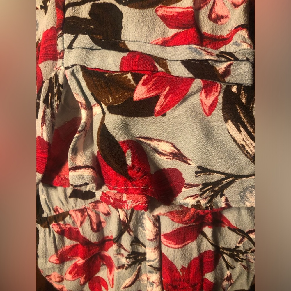 Women’s Medium Zara Basic Button Down Blouse. 3/4… - image 4